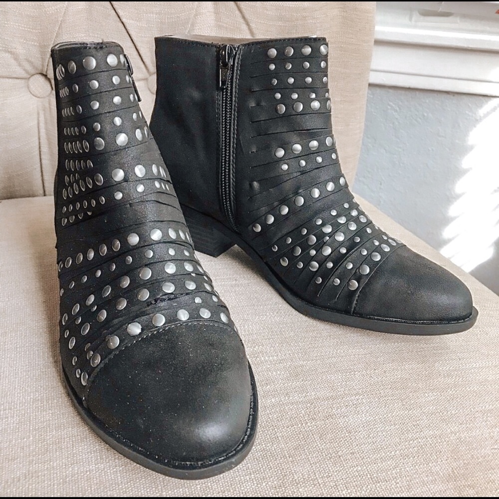 Studded Ankle Booties